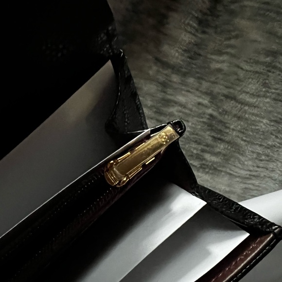 CHANEL LONG CLASSIC FLAP WALLET CAVIAR SKIN CC LOGO - Picture 6 of 11